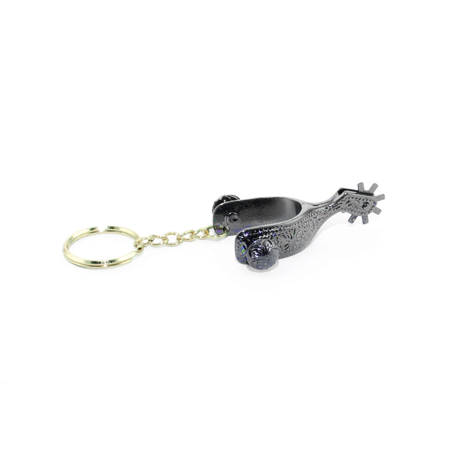 Portachiavi Sperone Western Nero/gold | El gaucho sport