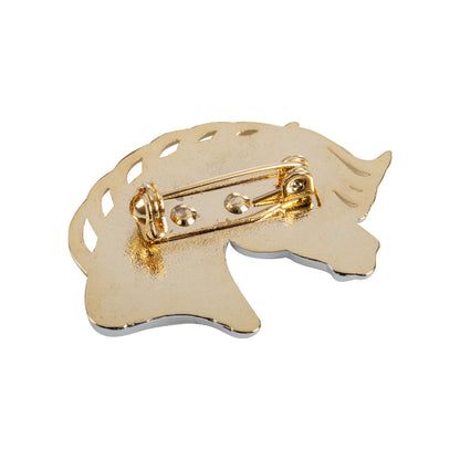 HORSE HEAD brooch