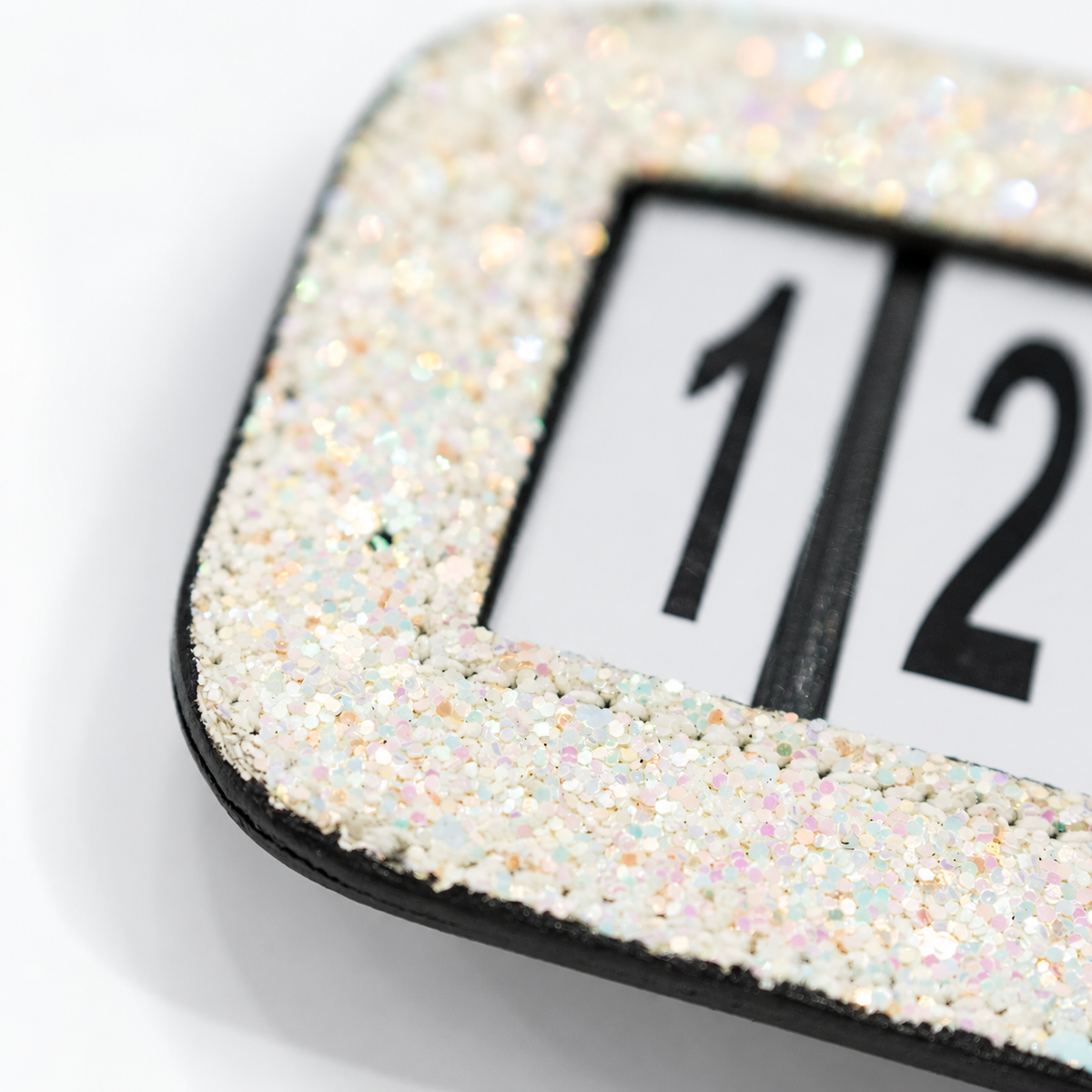 Portanumero da gara glitterato – Elegante e pratico per concorsi equestri