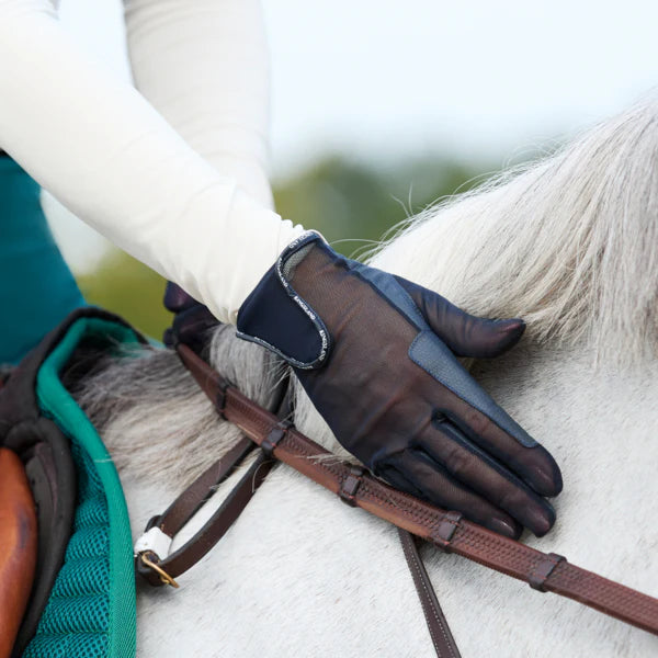 Guanti Estivi da Equitazione Unisex Kingsland | Leggeri, Traspiranti e con Protezione UV