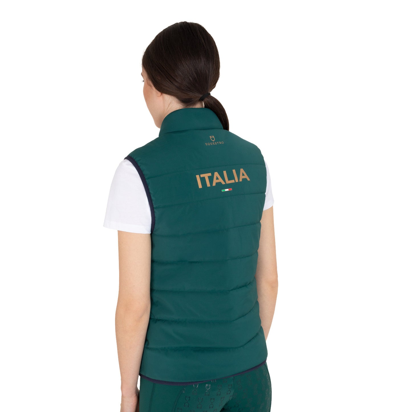Smanicato donna slim fit EQUESTRO X FISE 100