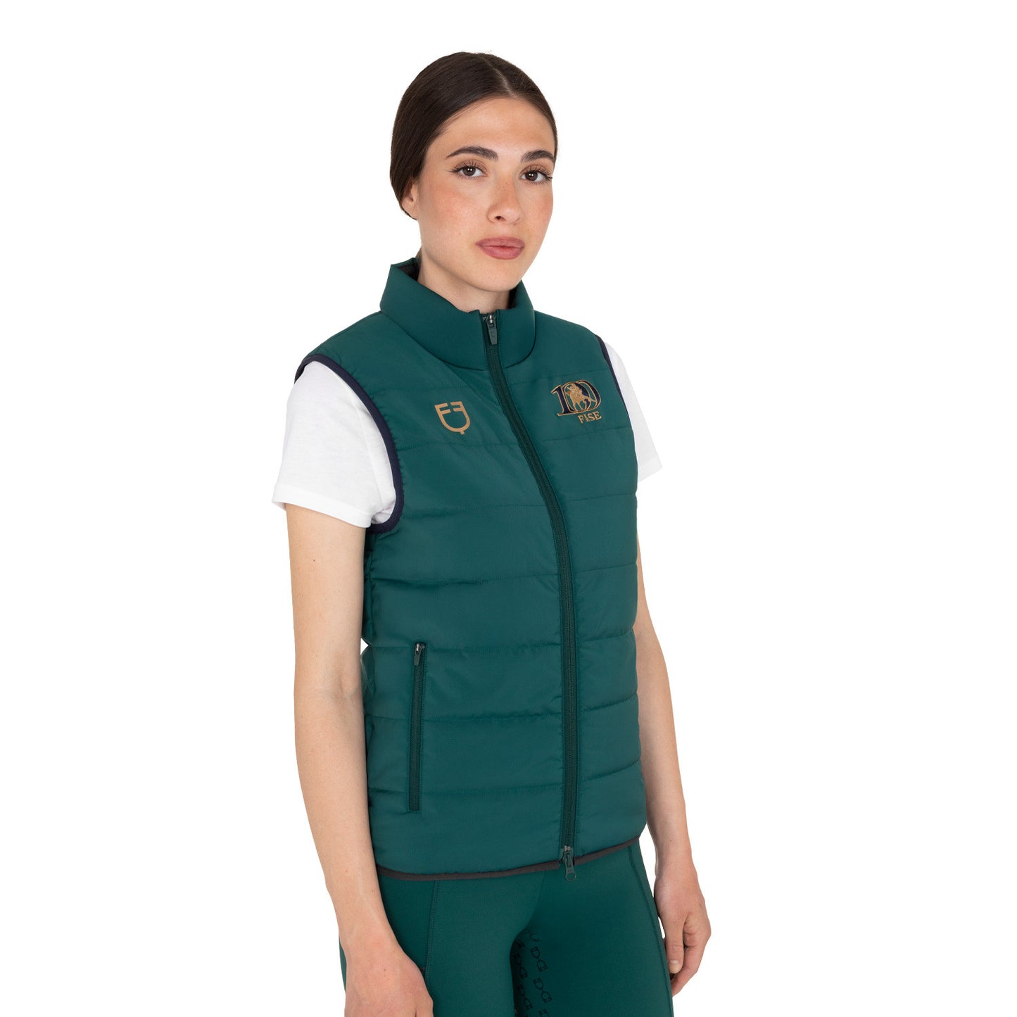 Smanicato donna slim fit EQUESTRO X FISE 100