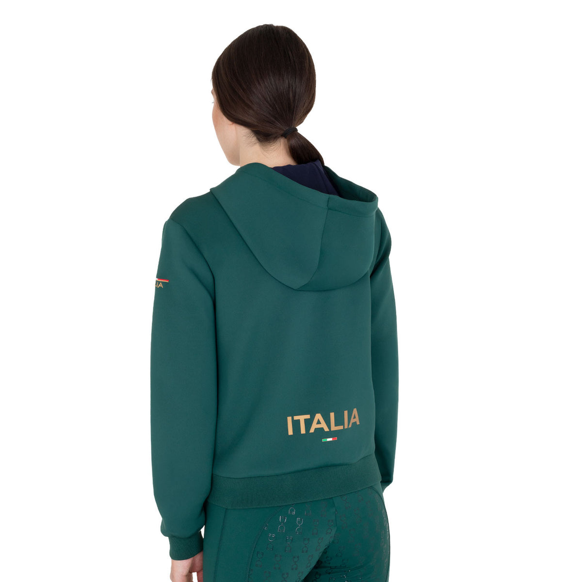Felpa da donna con cappuccio EQUESTRO X FISE 100