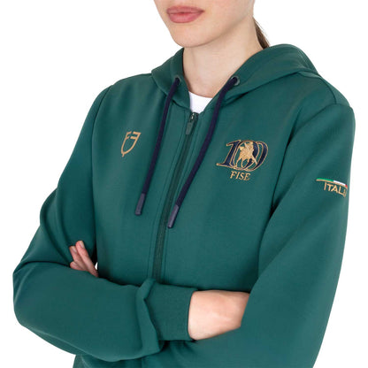 Felpa da donna con cappuccio EQUESTRO X FISE 100