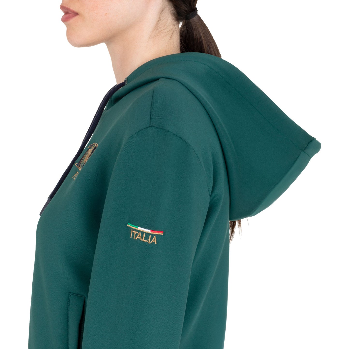 Felpa da donna con cappuccio EQUESTRO X FISE 100