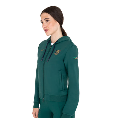 Felpa da donna con cappuccio EQUESTRO X FISE 100