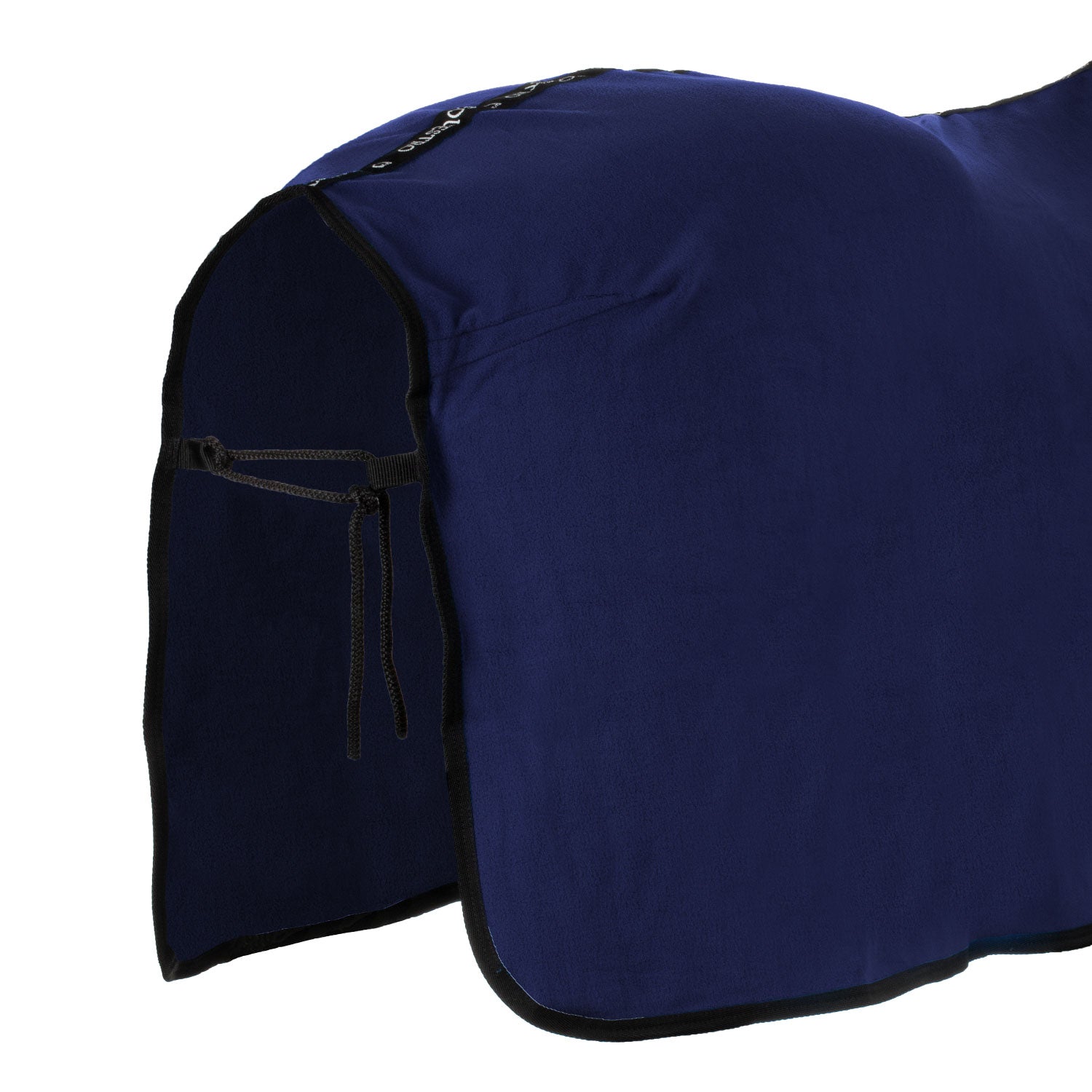 Coperta in pile frontale Equestro × FISE – 300 g, chiusura rapida, blu navy/azzurro | El Gaucho Sport