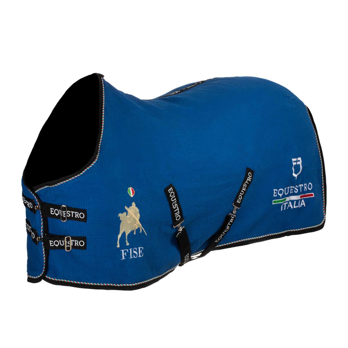 Coperta da Box in Tessuto Waffle Equestro × FISE – Traspirante, chiusura frontale a sgancio rapido | El Gaucho Sport