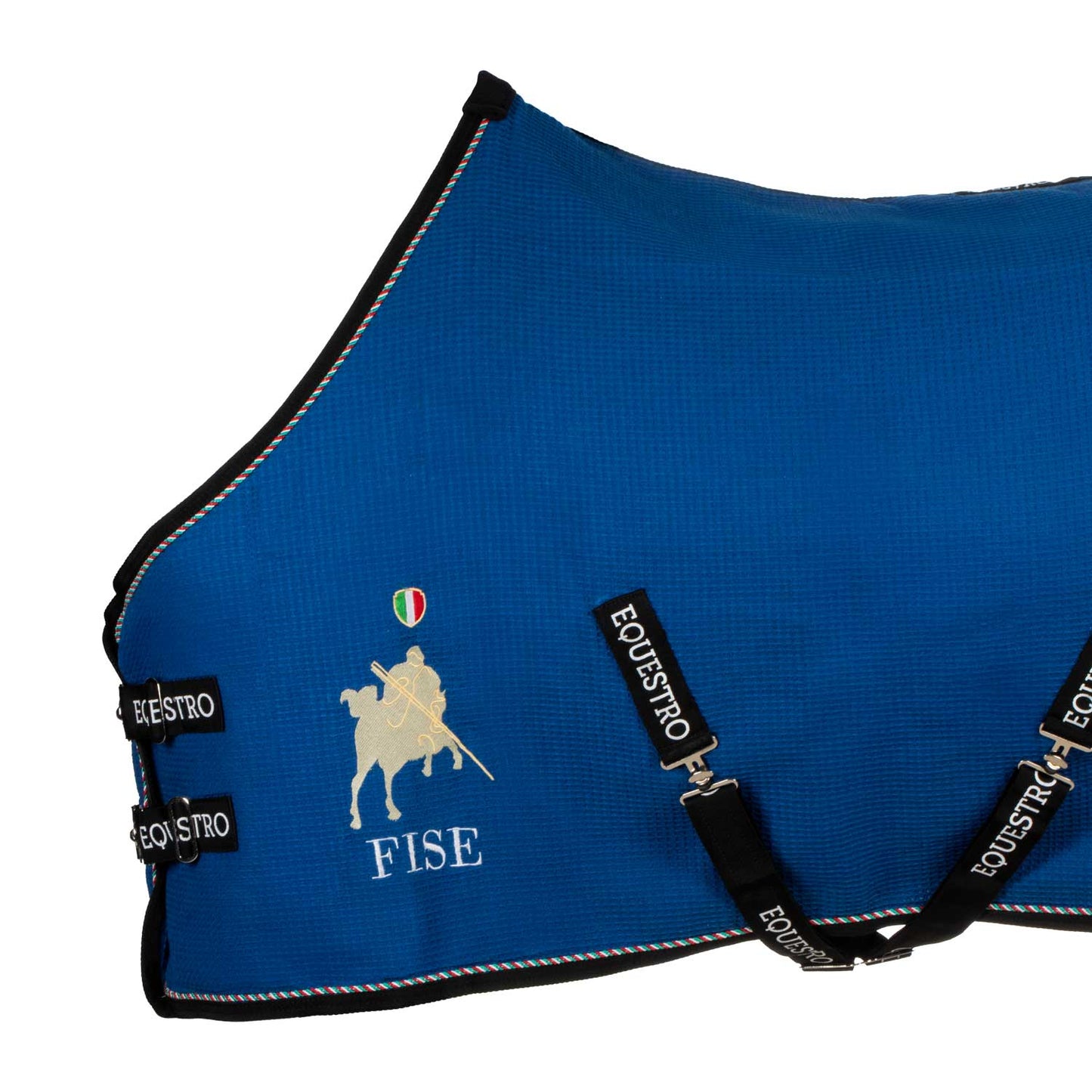Coperta da Box in Tessuto Waffle Equestro × FISE – Traspirante, chiusura frontale a sgancio rapido | El Gaucho Sport