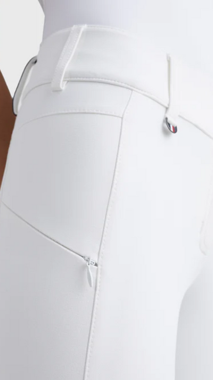 Nuovo Pantalone con grip al ginocchio PRO TH OPTIC WHITE | El gaucho sport