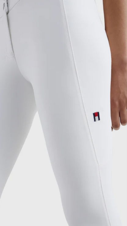 Nuovo Pantalone con grip al ginocchio PRO TH OPTIC WHITE | El gaucho sport