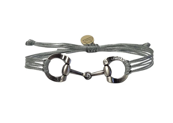 Pulsera de hilo de plata