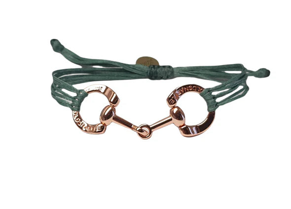 DIMACCI Bracciale In Pelle Di Vitello Collezione Alba - Effetto Oro Rosa, Acciaio Inox Con Incisione Personalizzata - Gioiello Per Donne Amazzoni