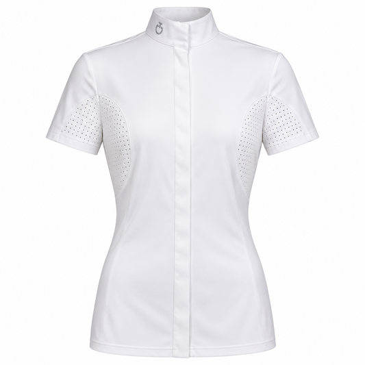 Polo Donna “Perforated circle insert” | El gaucho sport