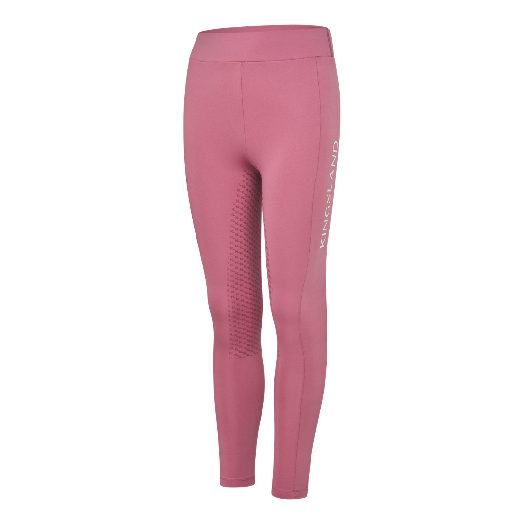 Leggings equitazione junior Kingsland KLLily full grip gara | El gaucho sport