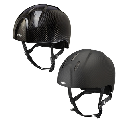 Kep Italia Casco in carbonio E-light Nero opaco senza visiera, griglia in acciaio e cinturino standard