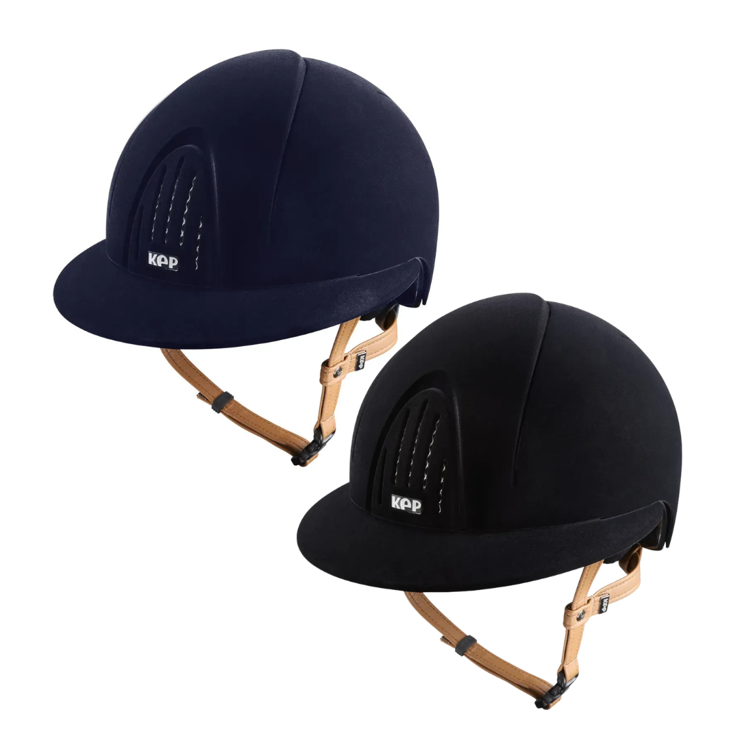 Caschi Kep Italia Equitazione Smart Nova velluto visiera polo | El gaucho sport