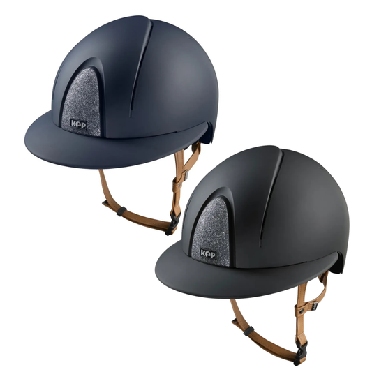 Casco smart nova textile STAR visiera polo e cinturino beige