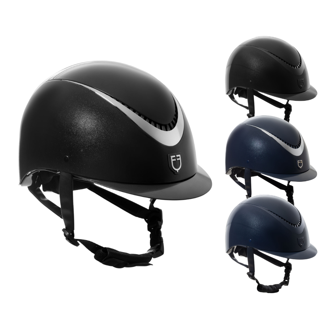 Cap Equestro Lucido con Ventilazione e Regolazione | El gaucho sport