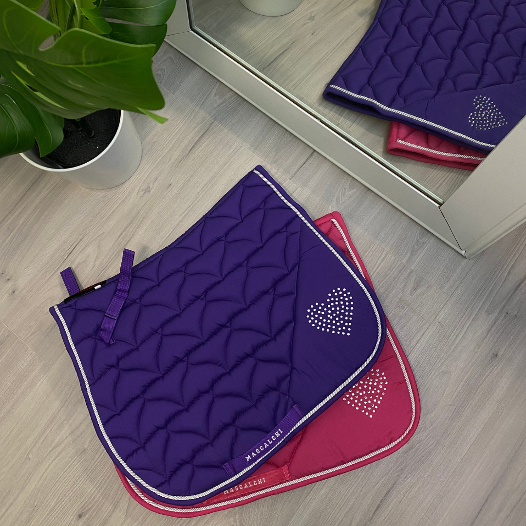 Sottosella Mascalchi con Cuori e Strass | El gaucho selleria