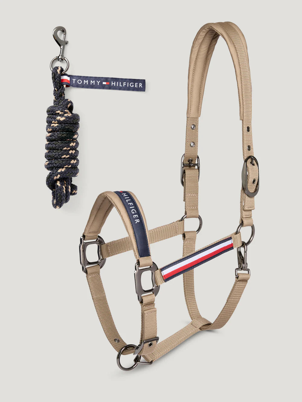 Yale Halter & Rope Set Taupe – Longhina Tommy Hilfiger Equestrian