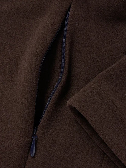 Felpa con cappuccio e zip da donna Whitney Brushed Brookwood