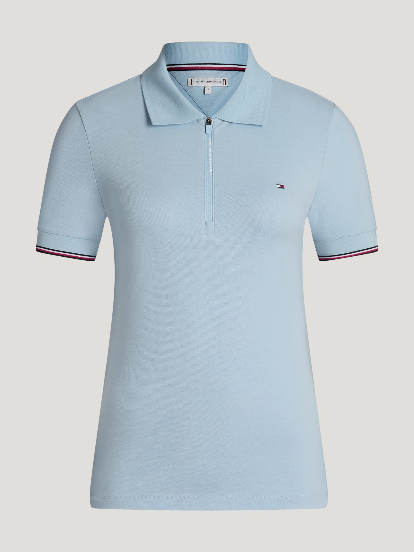 Polo Donna ANAHEIM con Zip Slim Fit Tommy Hilfiger | El Gaucho Sport