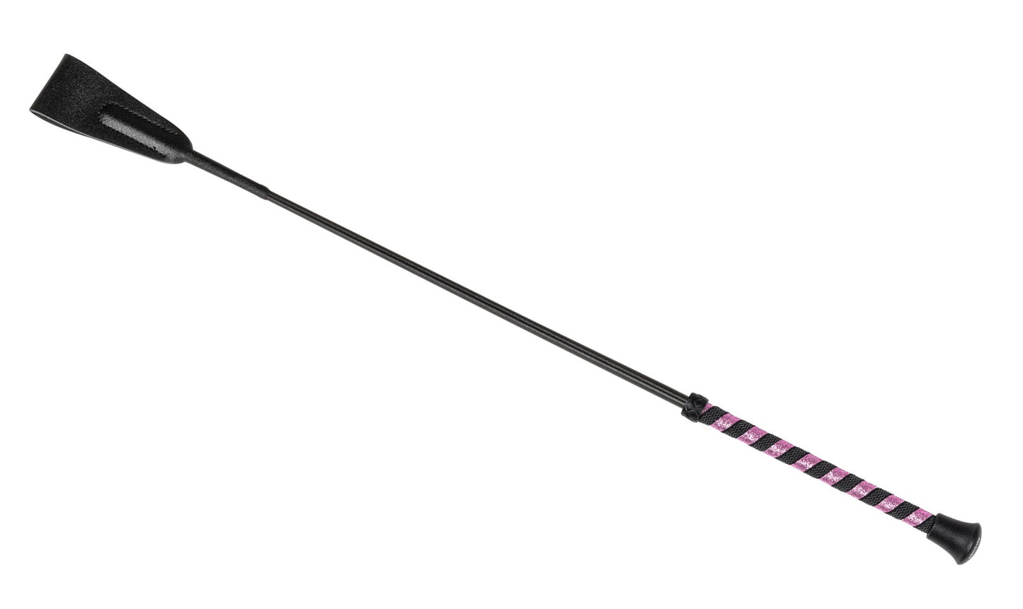 Frustino Brillantinato Nero Corto Equiline 65cm | Equitazione