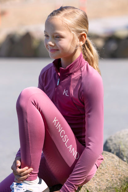 Leggings equitazione junior Kingsland KLLily full grip gara | El gaucho sport