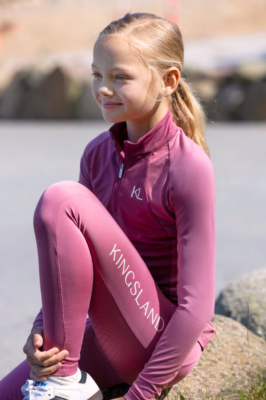Leggings equitazione junior Kingsland KLLily full grip gara | El gaucho sport