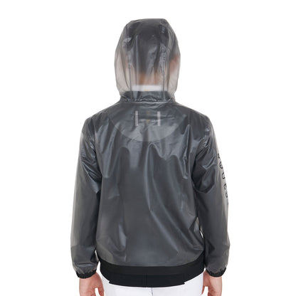 Impermeabile bambini cappuccio e zip antivento