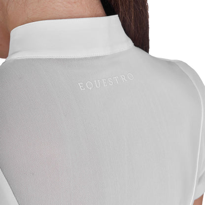 Polo donna da allenamento in mesh