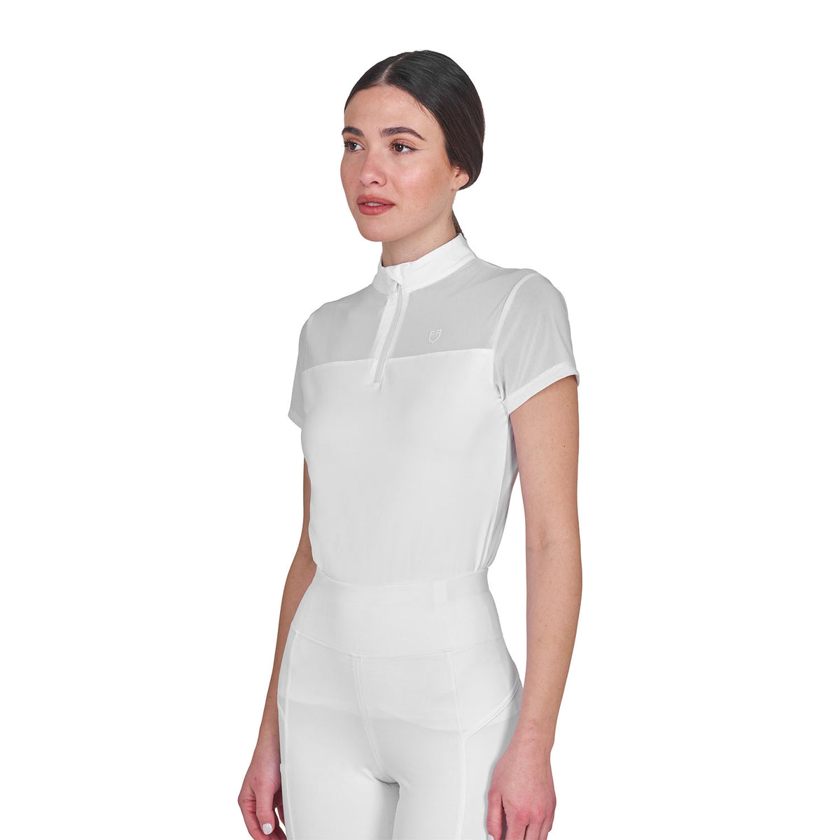 Polo donna da allenamento in mesh