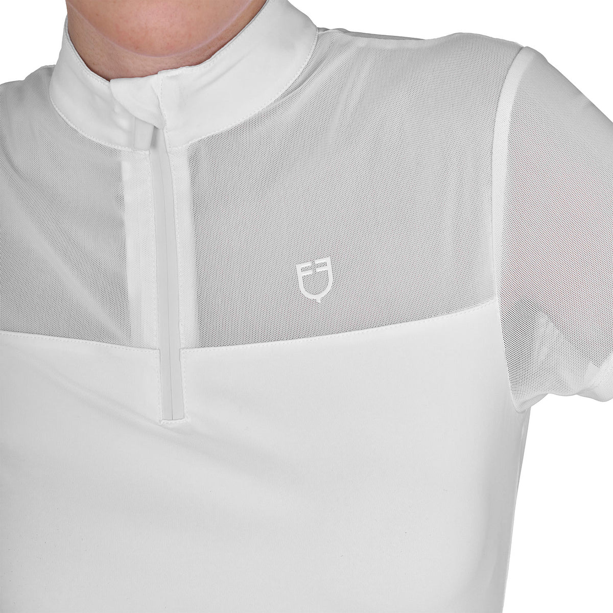 Polo donna da allenamento in mesh