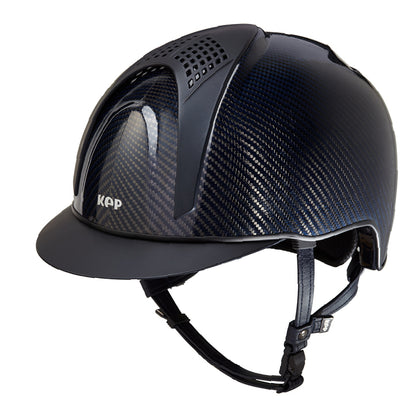 Kep Italia Casco in carbonio E-light shine blu e 2 inserti matt blu | El gaucho sport