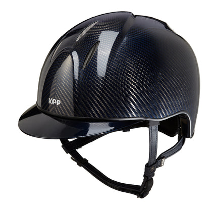 Kep Italia Casco in carbonio E-light Blu e Nero lucido/ Visiera blu e griglia in acciaio | Kep Italia | El gaucho sport