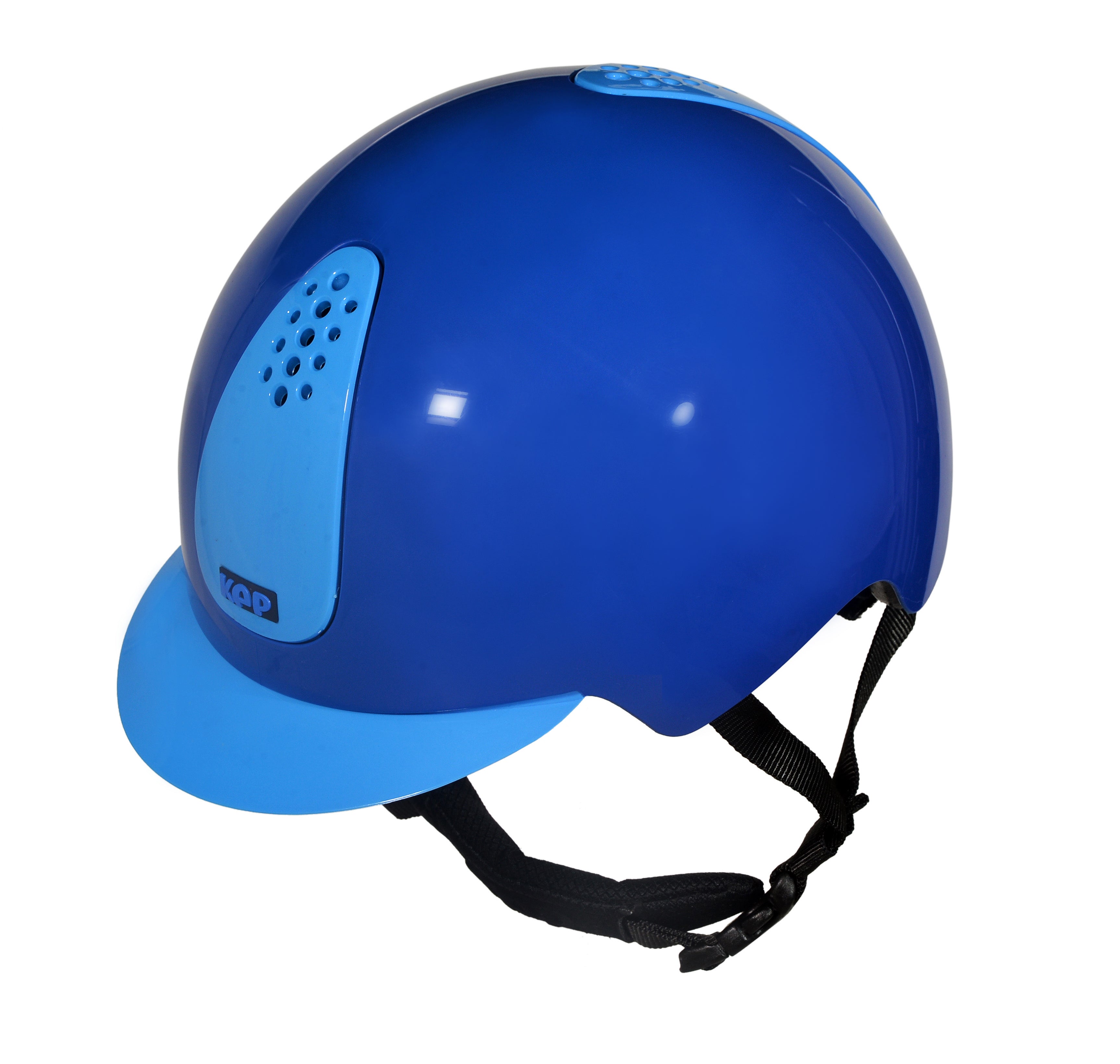 Keppy blue and light blue riding helmet | The gaucho – EL GAUCHO STORE