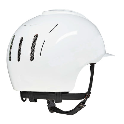 Casco per equitazione Kep endurance bianco lucido | El gaucho sport