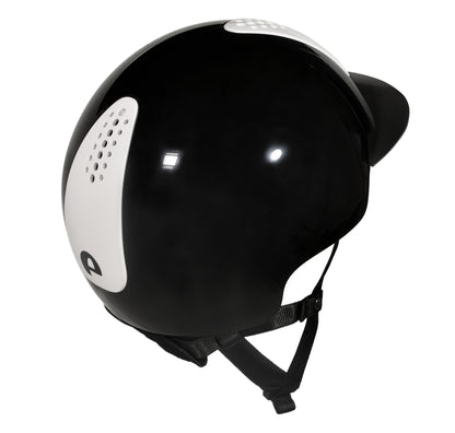 Casco per equitazione Keppy nero e bianco | Kep Italia | El gaucho sport