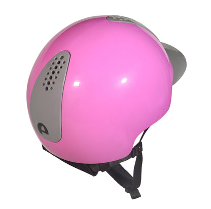 Casco per equitazione Keppy rosa e grigio | Kep Italia | El gaucho sport