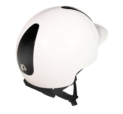 Casco per equitazione Keppy bianco e nero | Kep Italia | El gaucho sport