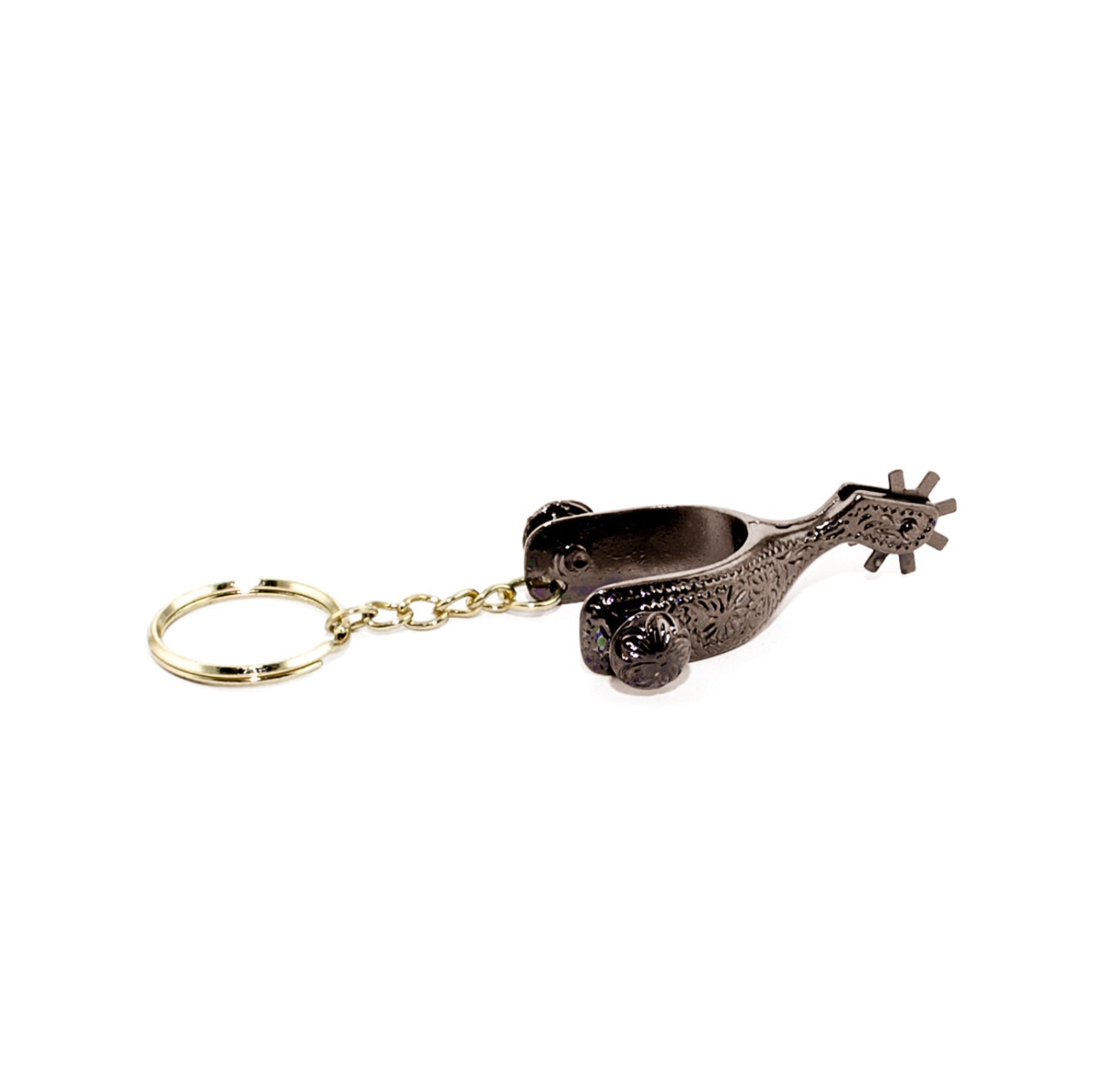 Western Spur Keyring Black/gold | El gaucho sport – EL GAUCHO STORE