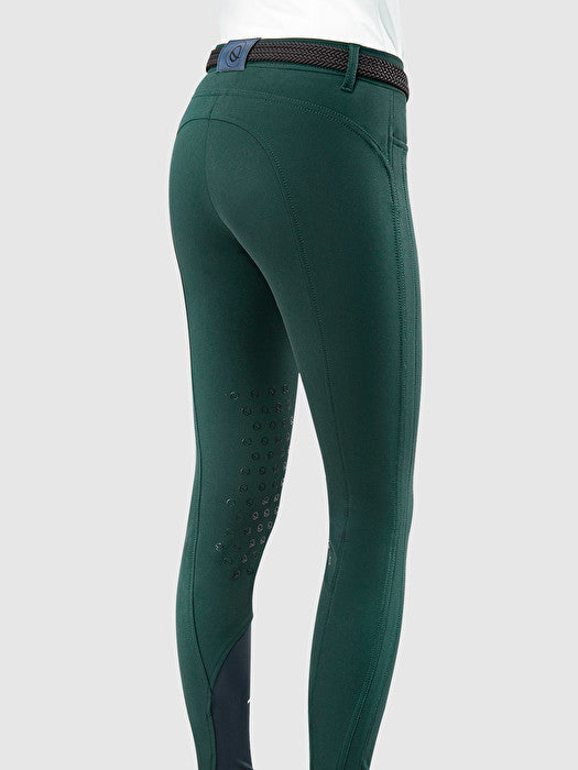 Nuovo Pantalone Donna Eqode Collezione 2022 Verde/Ciliegia - El gaucho store