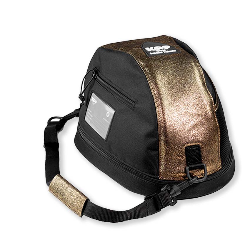 Sacca porta Kep pelle glitter oro