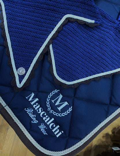 Sottosella Mascalchi Blu Navy in Cotone – Made in Italy | El gaucho store