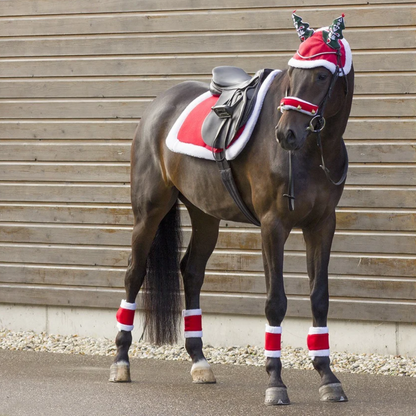 Sottosella Natalizio Rosso con Finta Pelliccia – Speciale Natale | El gaucho store